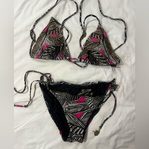 Victoria's Secret Black and Pink swimsuit